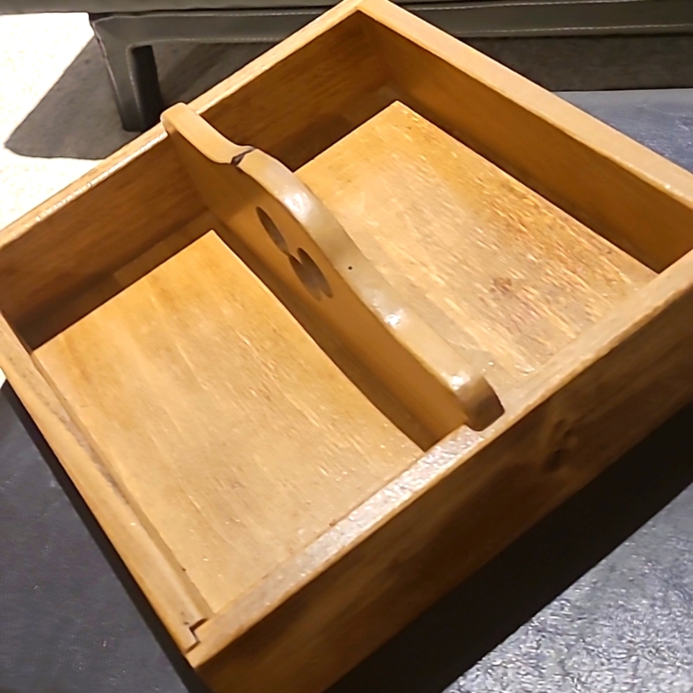 Vintage Wood Caddy